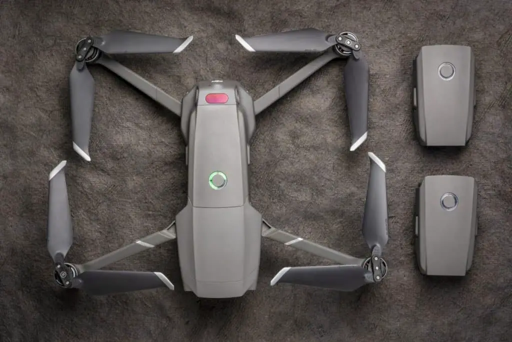 DJI Mavic 2 pro drone with spare batteries