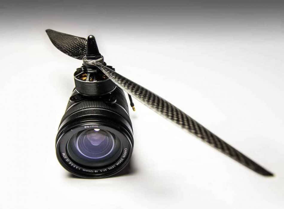 camera lenses with propeller