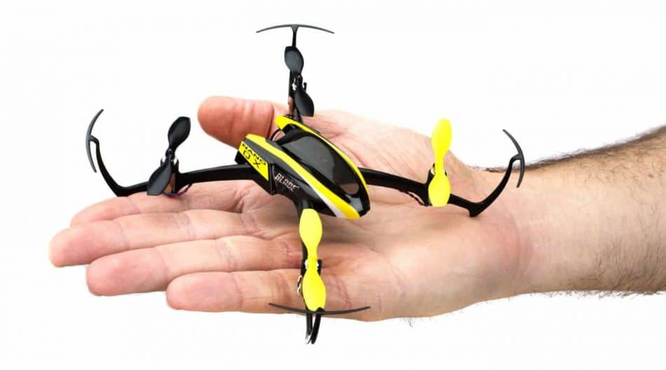 small drone in hand