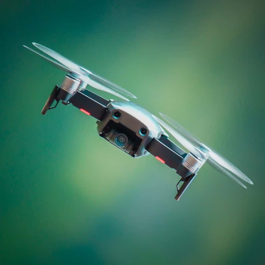 drone with blurred background