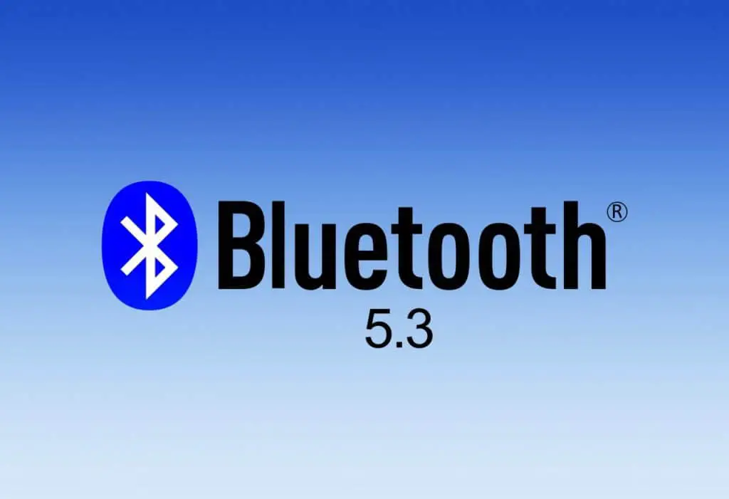 Logo of new version 5.3 of the Bluetooth wireless communications protocol