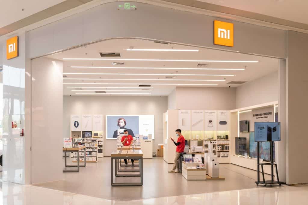 XIAOMI in a shopping mall