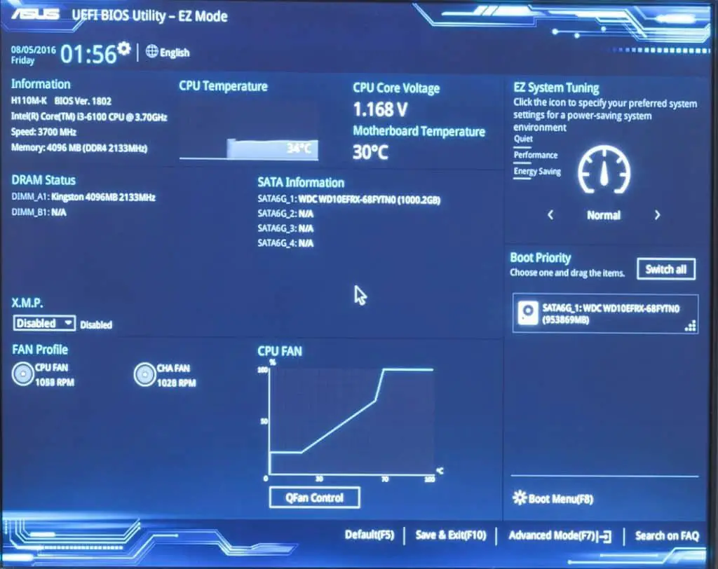 asus sonicmaster bios key