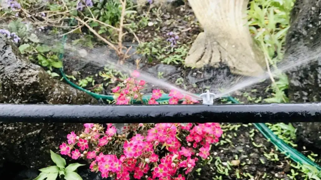 Garden automatic watering system and pipe