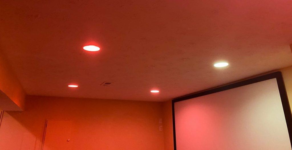 Philips Hue Lights on with multiple colors