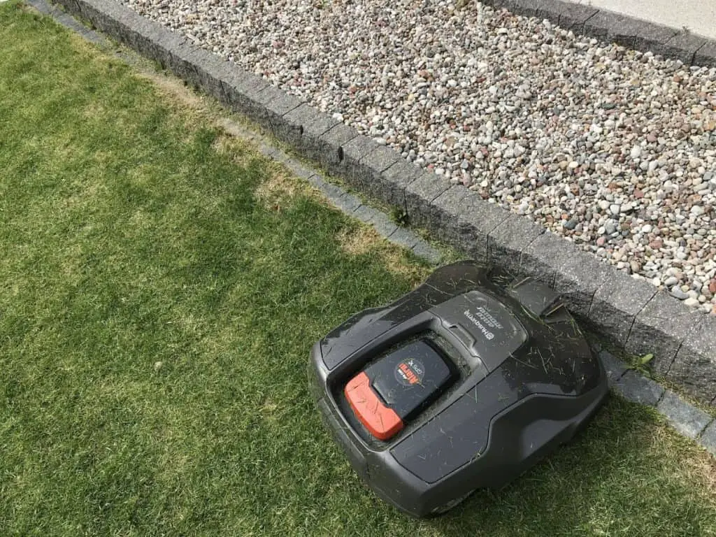 Husqvarna auto mower at work edge