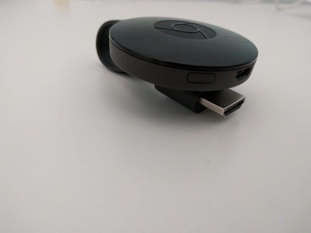 Google Chromecast 2 White background