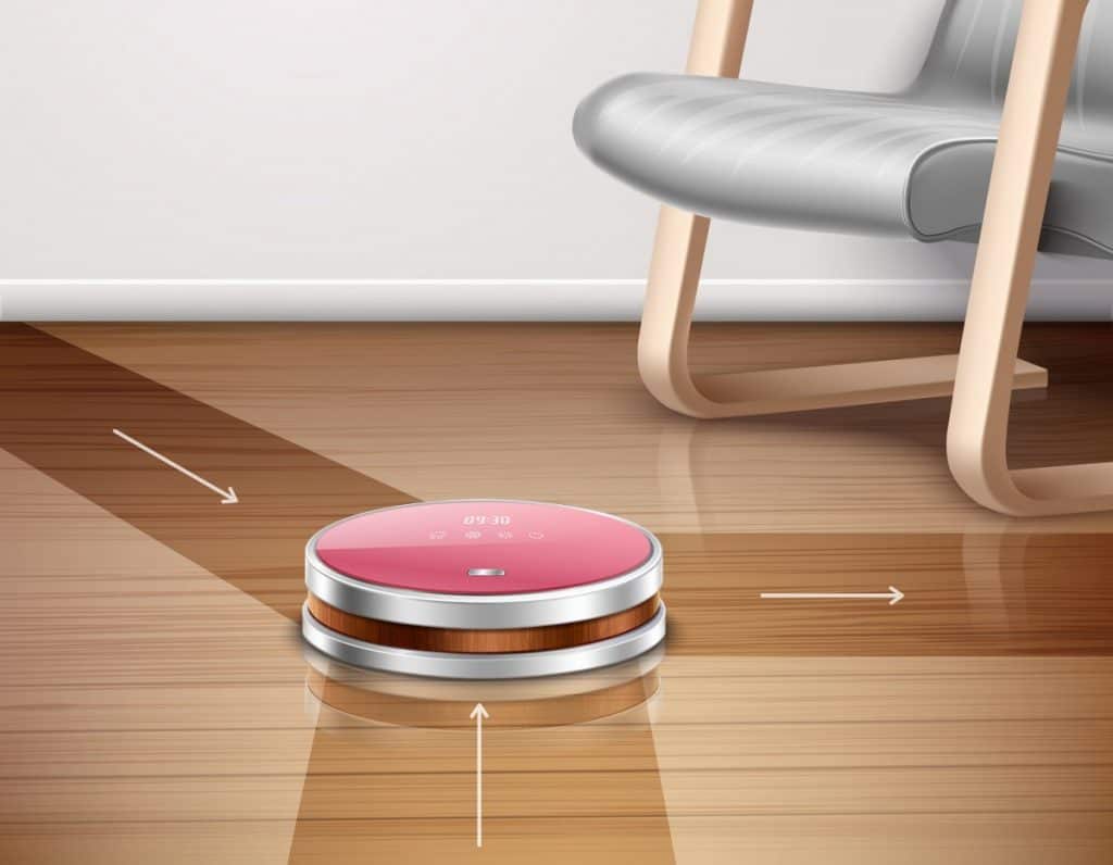 Robot Vacuum Cleaner Illustration