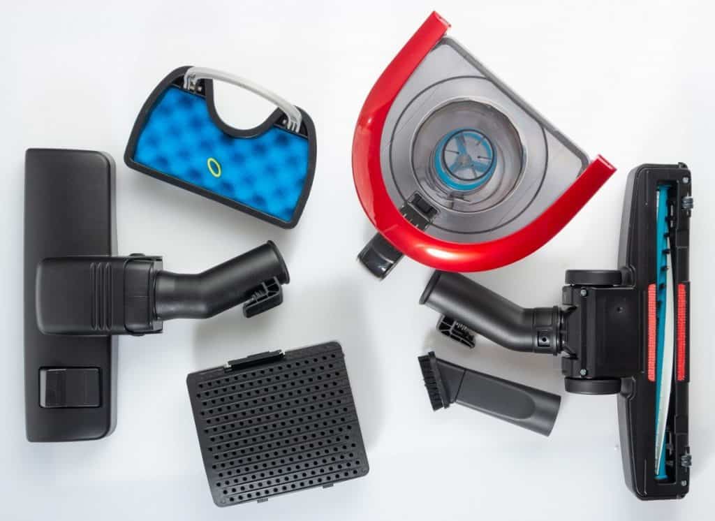 Set of vacuum cleaner accessories