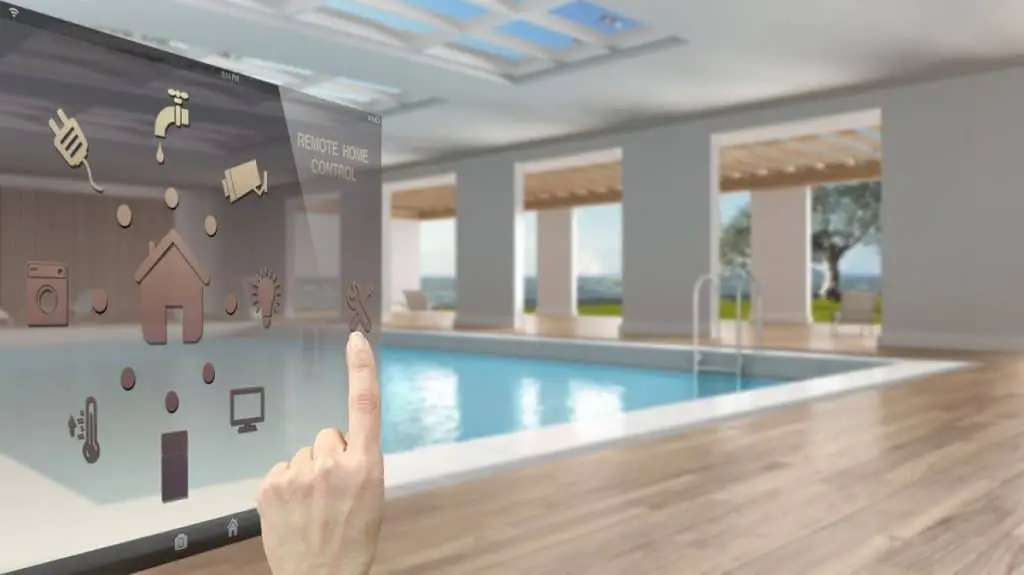 Smart home control concept pool